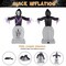 6FT LED Inflatable Halloween Grave & Grim Reaper Yard Blow Up Lighted Decoration